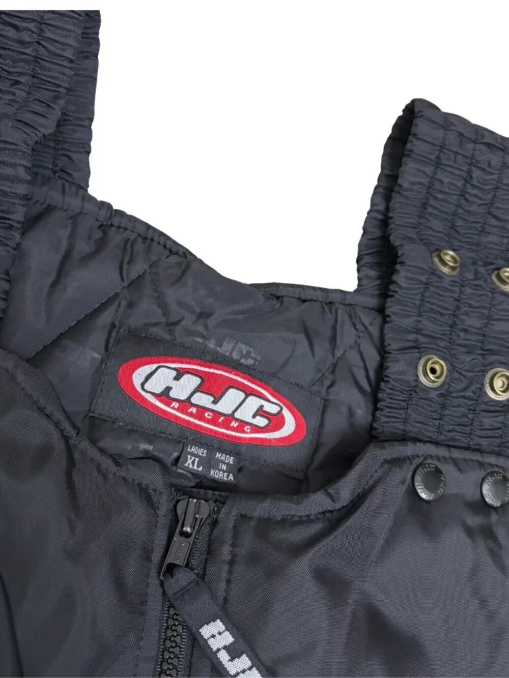 HJC RACING Snow Pants Snowmobile Coveralls Black Waterproof Womens XL - Picture 7 of 8